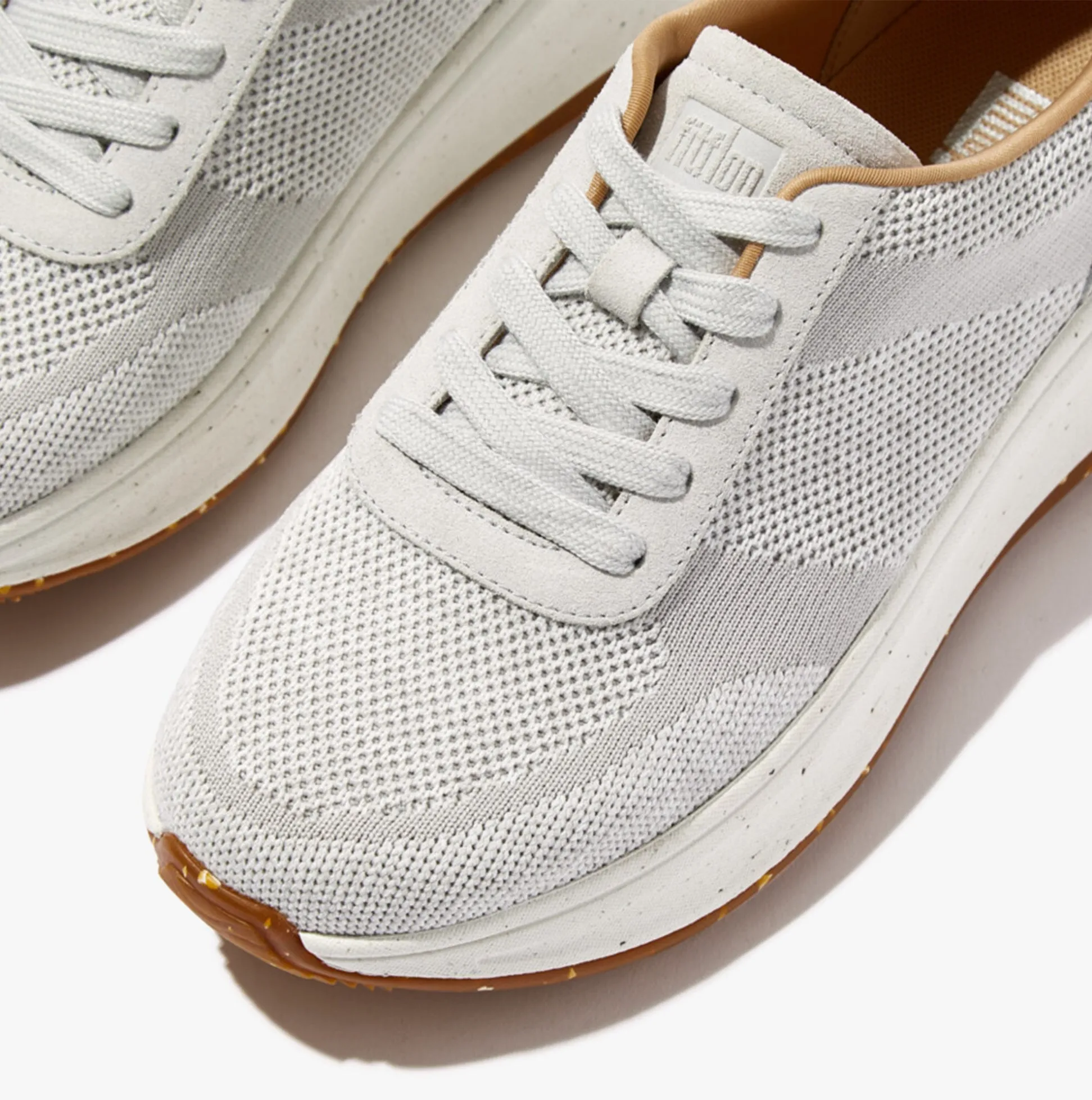 FitFlop F-MODE e01 KNIT FLATFORM Womens Trainers Tiptoe Grey sold by Shuperb product image thumbnail 4