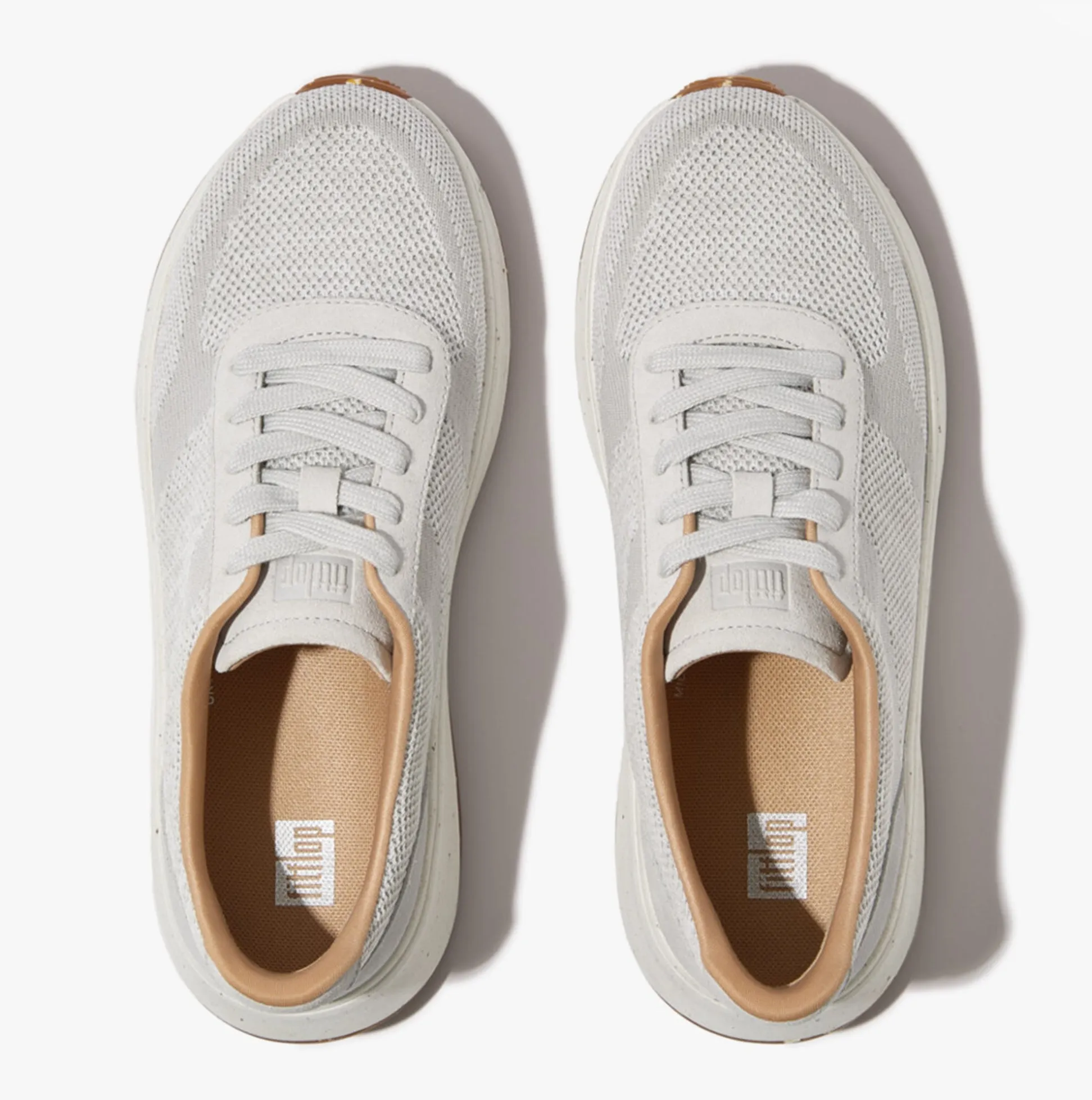 FitFlop F-MODE e01 KNIT FLATFORM Womens Trainers Tiptoe Grey sold by Shuperb product image thumbnail 5