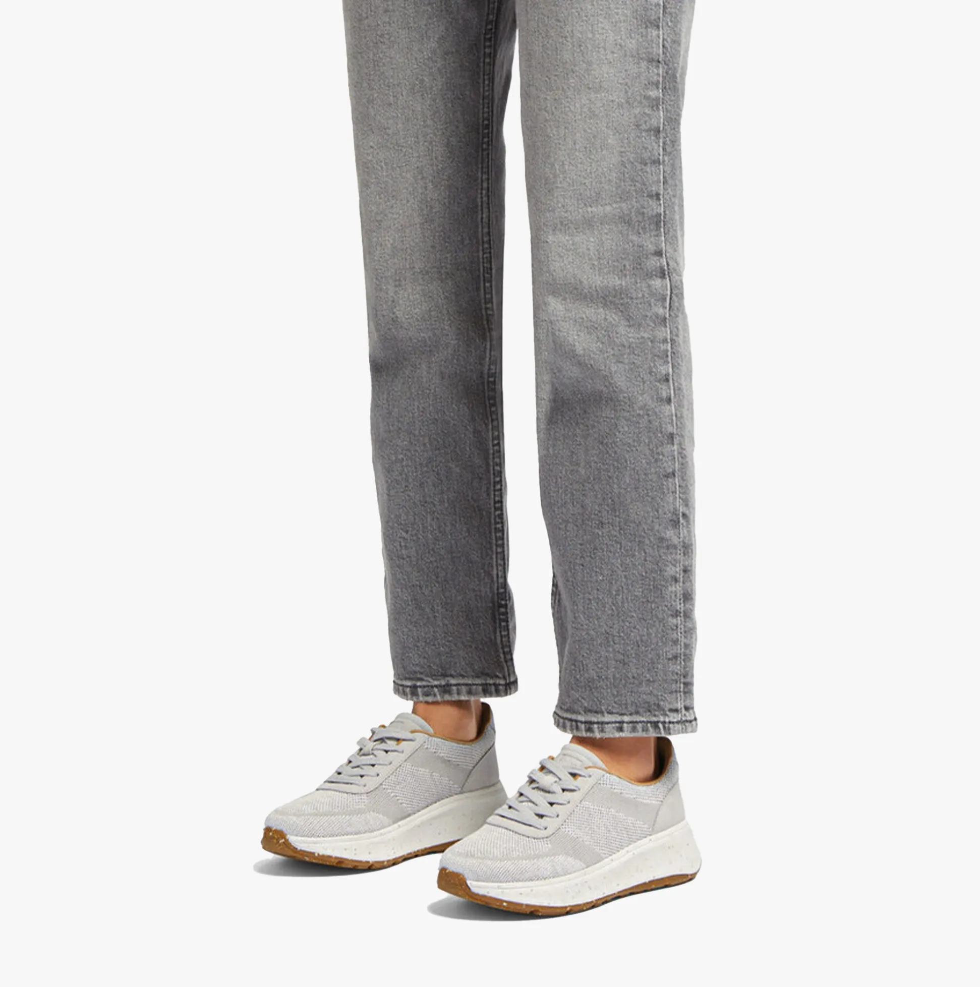 FitFlop F-MODE e01 KNIT FLATFORM Womens Trainers Tiptoe Grey sold by Shuperb product image thumbnail 2