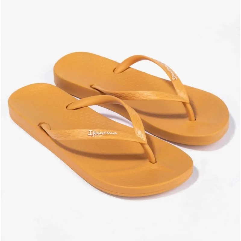 Ipanema ANATOMIC COLORS Womens Vegan Flip-Flops Tan made by Ipanema