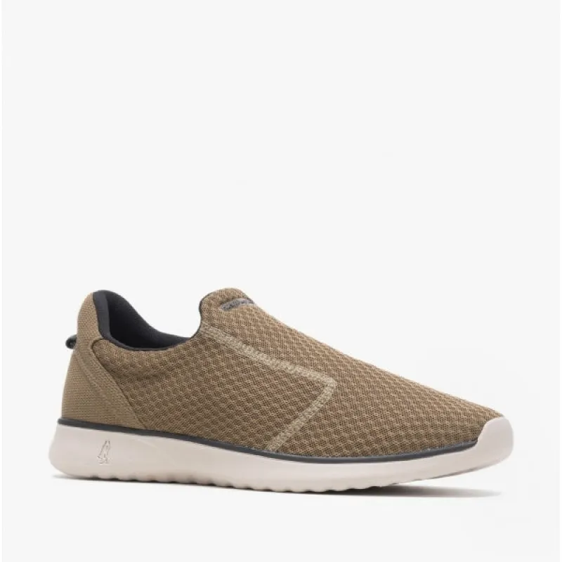 Hush Puppies GOOD Mens Recycled Slip-On Trainers Olive sold by Shuperb