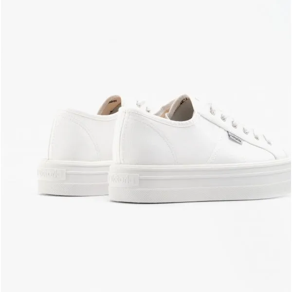 Victoria BARCELONA Womens Platform Canvas Trainers White sold by Shuperb product image thumbnail 4