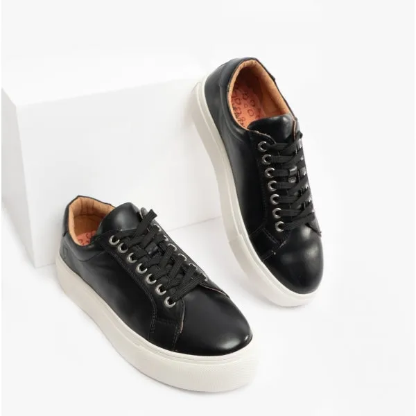 PARIS Ladies Lace-Up Trainers Black sold by Shuperb product image thumbnail 3