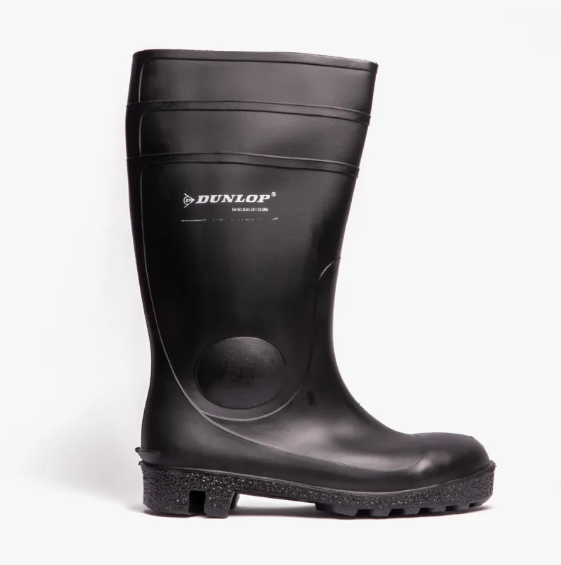Dunlop PROTOMASTOR Unisex Safety Wellington Boots Black sold by Shuperb