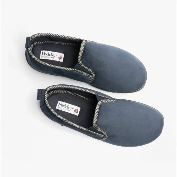 Padders LEWIS Mens (G Fit) Full Slippers Navy sold by Shuperb product image thumbnail 4