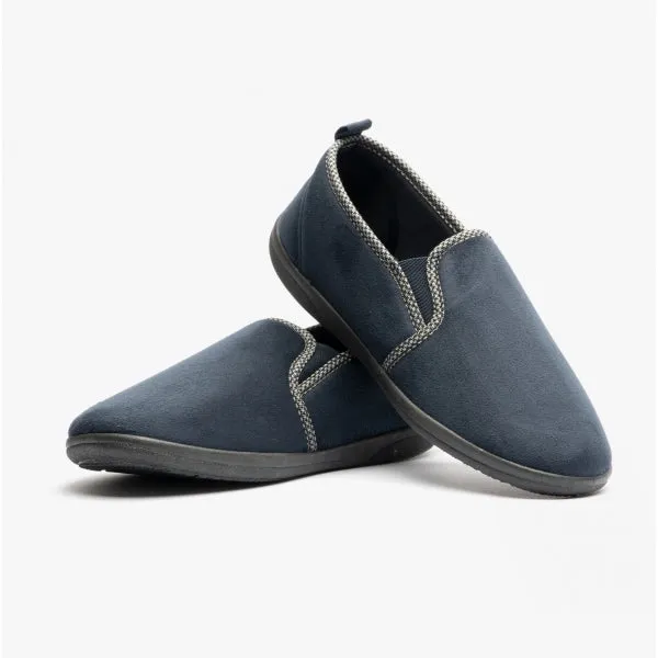 Padders LEWIS Mens (G Fit) Full Slippers Navy sold by Shuperb product image thumbnail 5