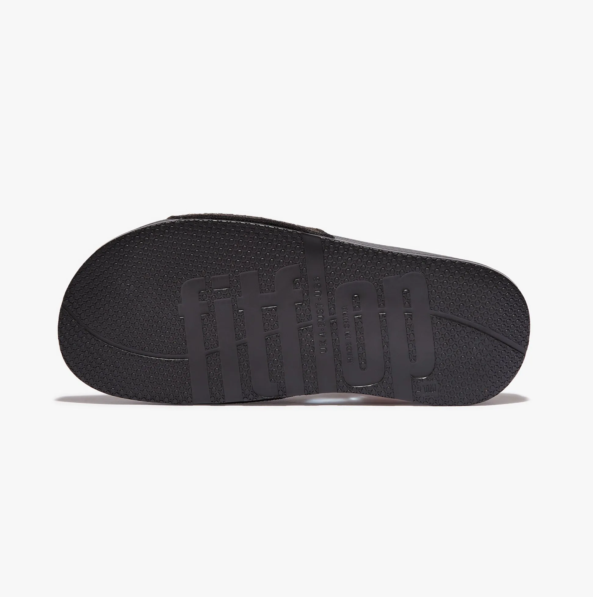 FitFlop iQUSHION e01 FELT Womens Slides All Black sold by Shuperb product image thumbnail 5