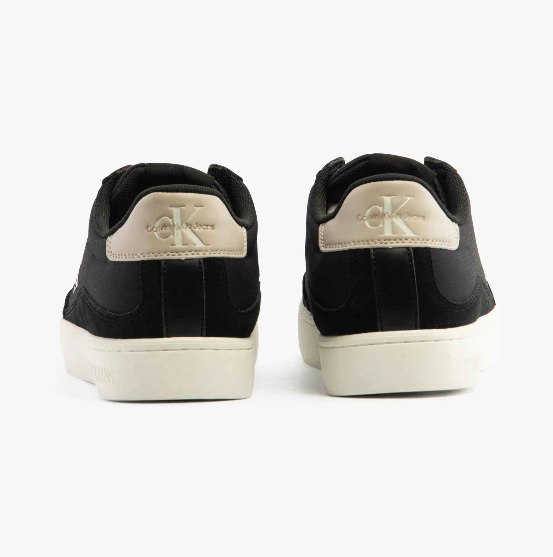 Calvin Klein CLASSIC CUPSOLE Mens Trainers Black/Eggshell/White sold by Shuperb product image thumbnail 3