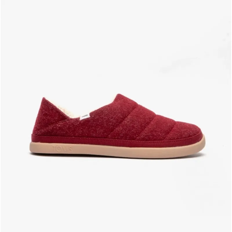 EZRA Ladies Slippers Red made by Shuperb