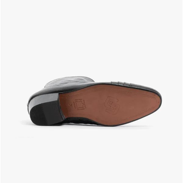 Club Cubano SALVATORE Mens Leather Cuban Heel Boots Black sold by Shuperb product image thumbnail 4