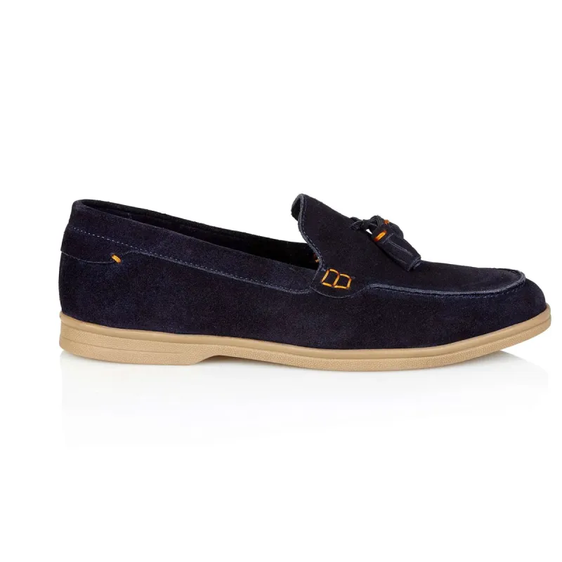 Silver Street London WEMBLEY Mens Loafers Blue sold by Shuperb