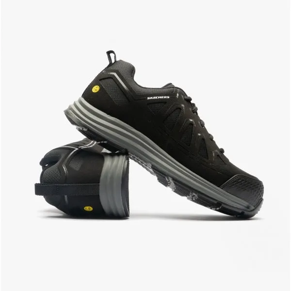 Skechers Work 200127EC MALAD II Mens Safety Trainers Black sold by Shuperb product image thumbnail 5