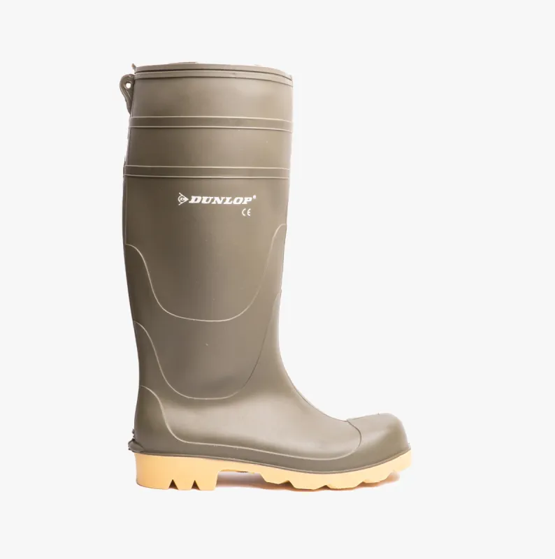 Dunlop UNIVERSAL55320 Mens Wellington Boots Green sold by Shuperb