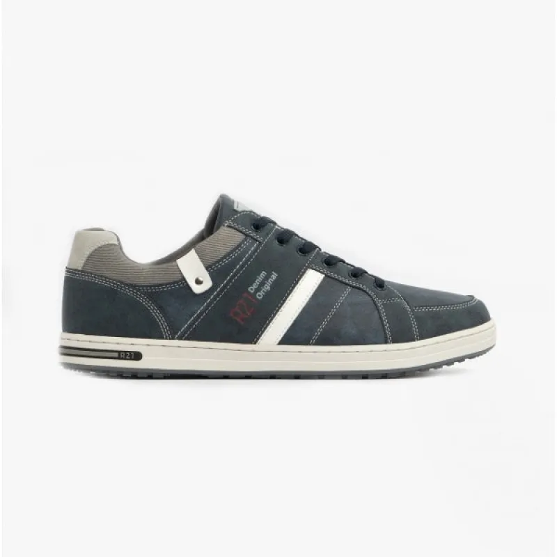 R21 Original GRAVITY Mens Casual Trainers Navy sold by Shuperb