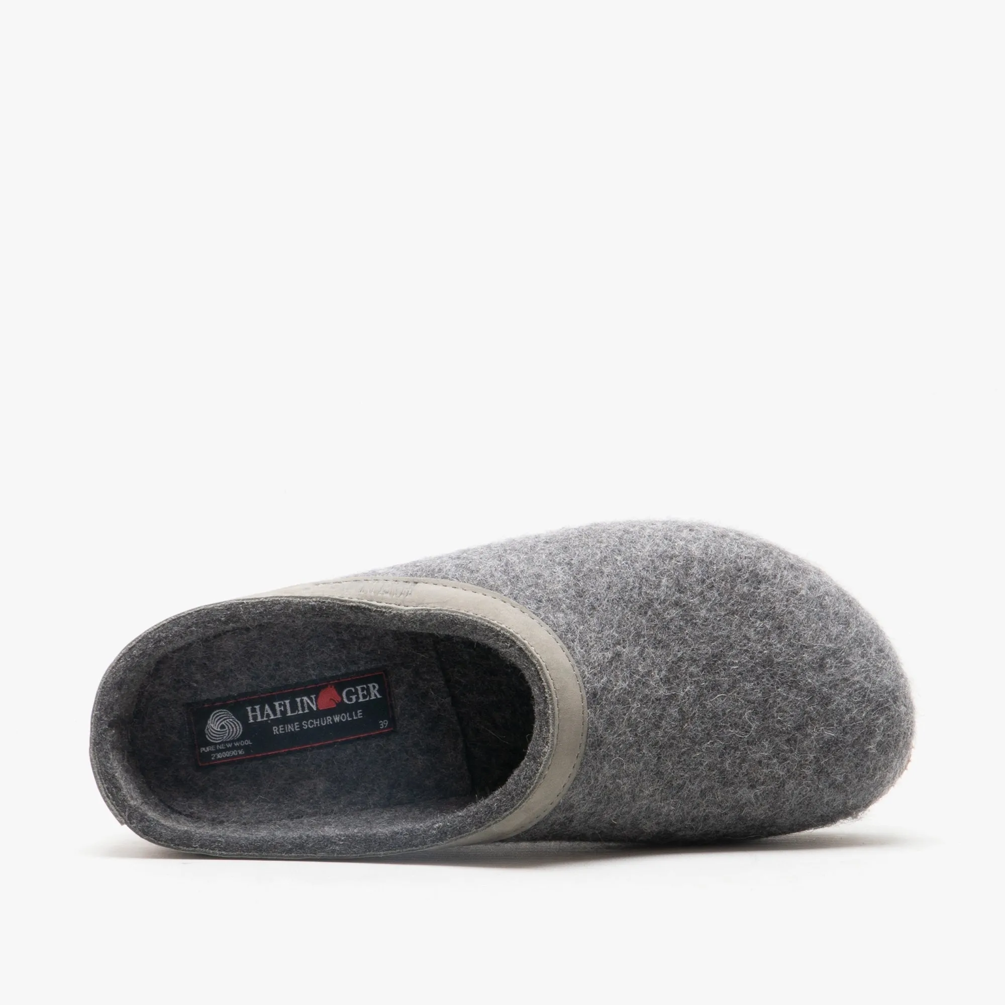 Haflinger TORBEN Womens Felt Wide Fit Mule Slippers Anthracite sold by Shuperb product image thumbnail 5