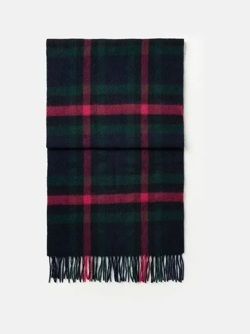 LANGTREE Womens Scarf Navy Pink Check sold by Shuperb product image thumbnail 4