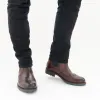 Catesby Shoemakers RAGNAR Mens Brogue Chelsea Boots Brown sold by Shuperb