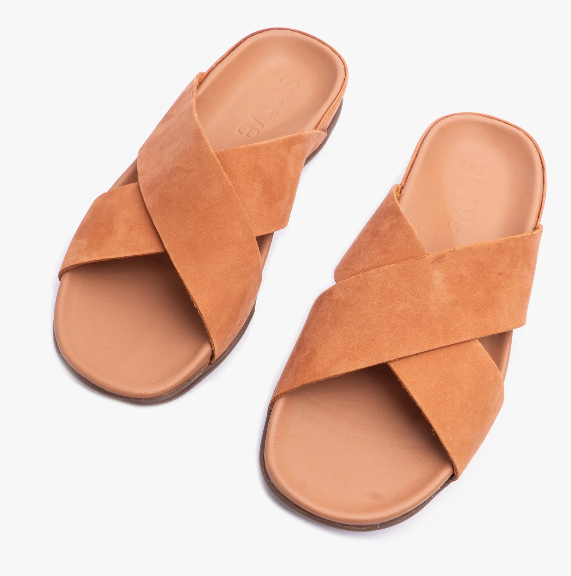 Strive PALMA Womens Crossover Sandals Tan sold by Shuperb product image thumbnail 2