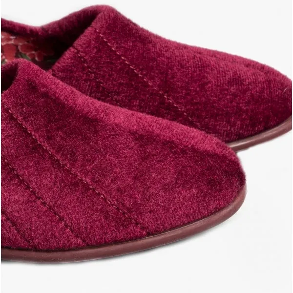 GBS AUDREY Slip On Womens Slippers Burgundy sold by Shuperb product image thumbnail 4