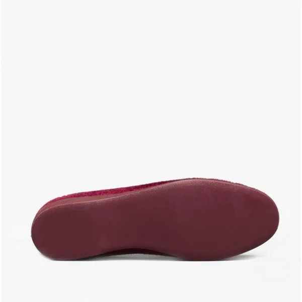 GBS AUDREY Slip On Womens Slippers Burgundy sold by Shuperb product image thumbnail 3