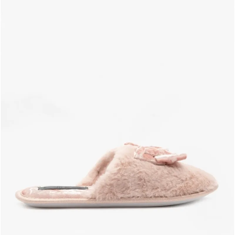 BEAU Ladies Mule Slippers Pink sold by Shuperb