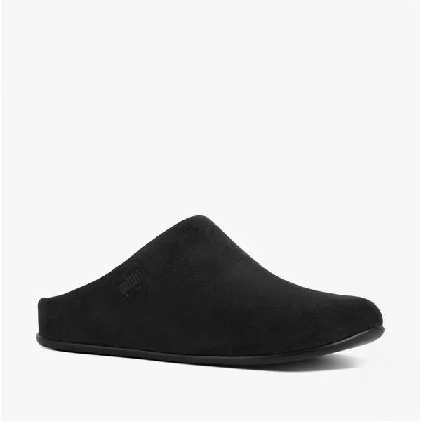 FitFlop CHRISSIE SHEARLING Womens Suede Mule Slippers Black sold by Shuperb product image thumbnail 4