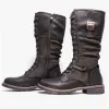 Cipriata GABRIELA Womens Lace-Up Tall Boots Black Brush sold by Shuperb