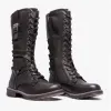 Cipriata GABRIELA Womens Lace-Up Tall Boots Black Brush sold by Shuperb