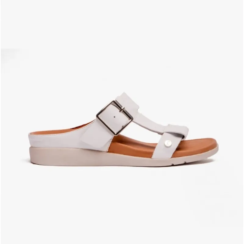 SANTORINI II Ladies Sandals White sold by Shuperb