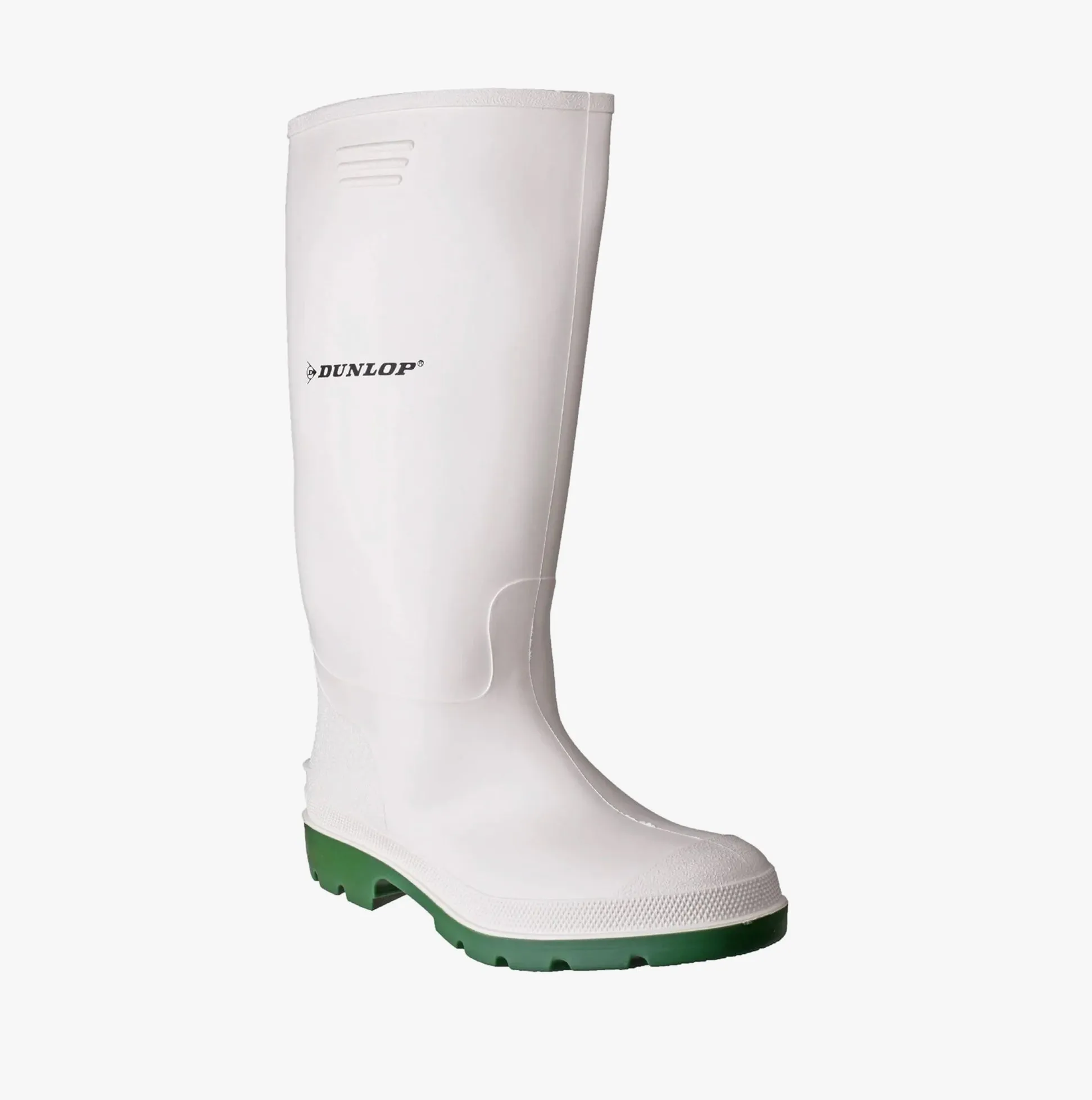 Dunlop PRICEMASTOR Mens Wellington Boots White/Green sold by Shuperb product image thumbnail 2