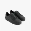 TOVNI STACK Teen Girls Leather Trainers Black sold by Shuperb