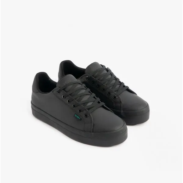 TOVNI STACK Teen Girls Leather Trainers Black sold by Shuperb product image thumbnail 2