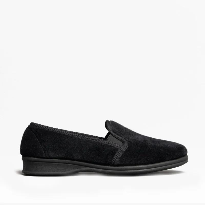 Mirak SHEPTON Mens Slippers Black sold by Shuperb