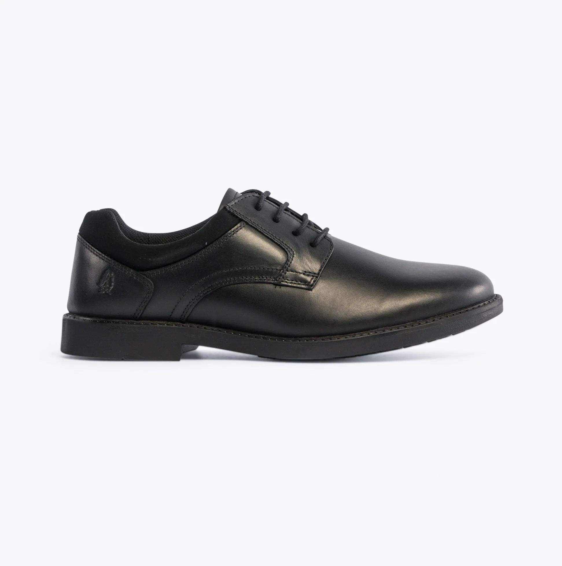 Hush Puppies TOMMY Boys Leather School Shoes Black sold by Shuperb