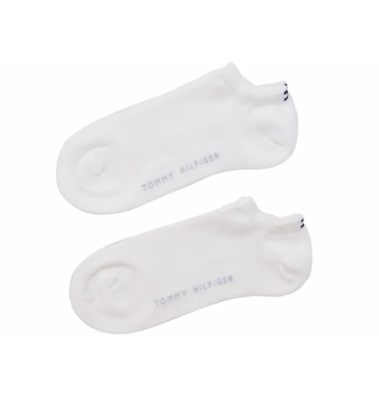 Tommy Hilfiger 2 Pack Womens Trainer Socks White made by Tommy Hilfiger