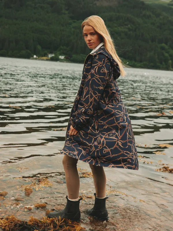 Joules HOLKHAM Womens Coat Navy Bridle sold by Shuperb