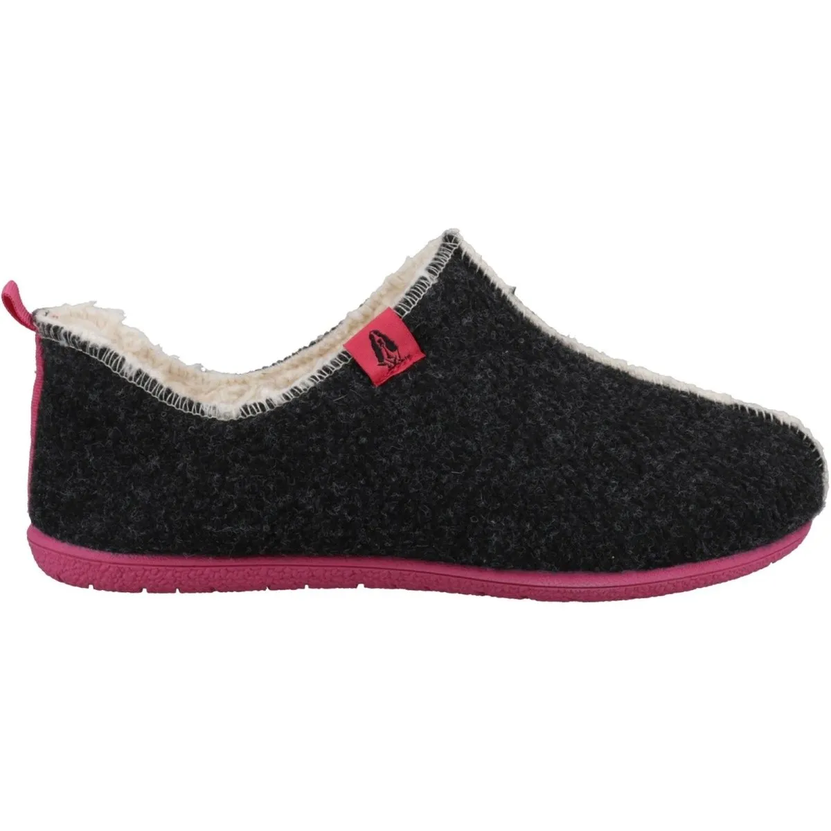 Hush Puppies GOOD Womens Slippers Charcoal sold by Shuperb