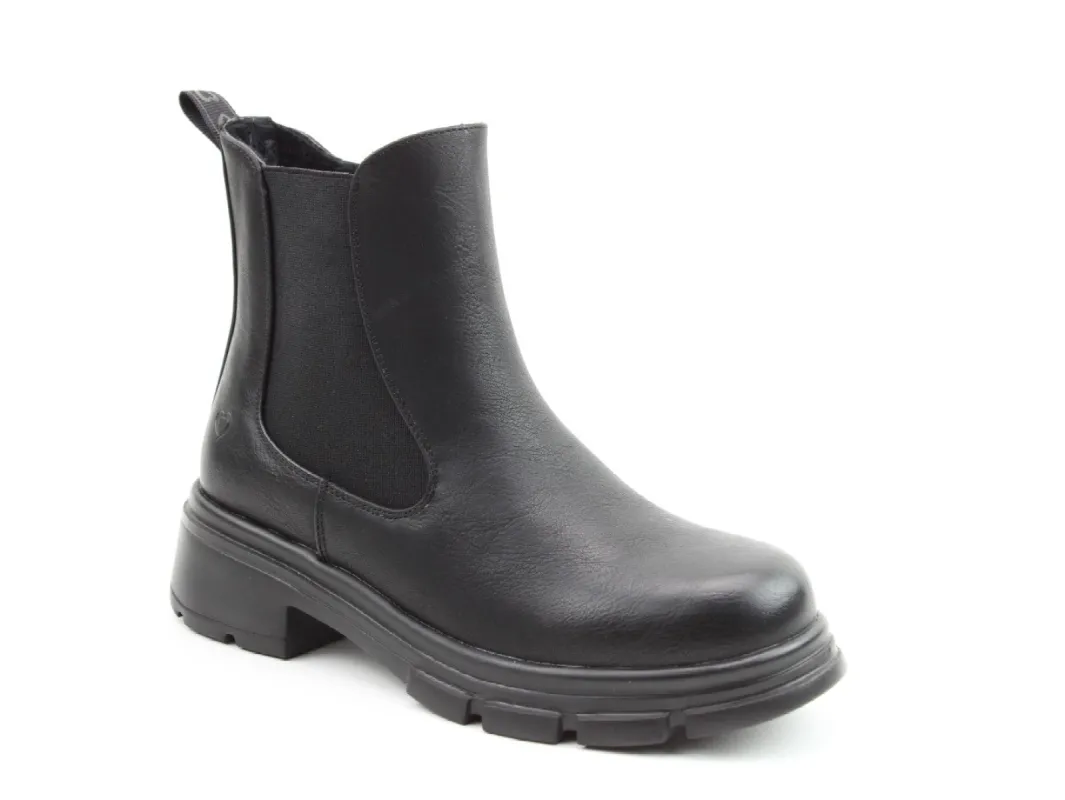 Heavenly Feet REMY Womens Chelsea Boots Black made by Shuperb