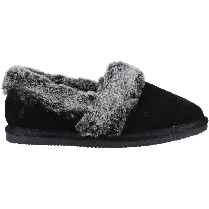 Hush Puppies ARIEL Womens Slippers Black sold by Shuperb