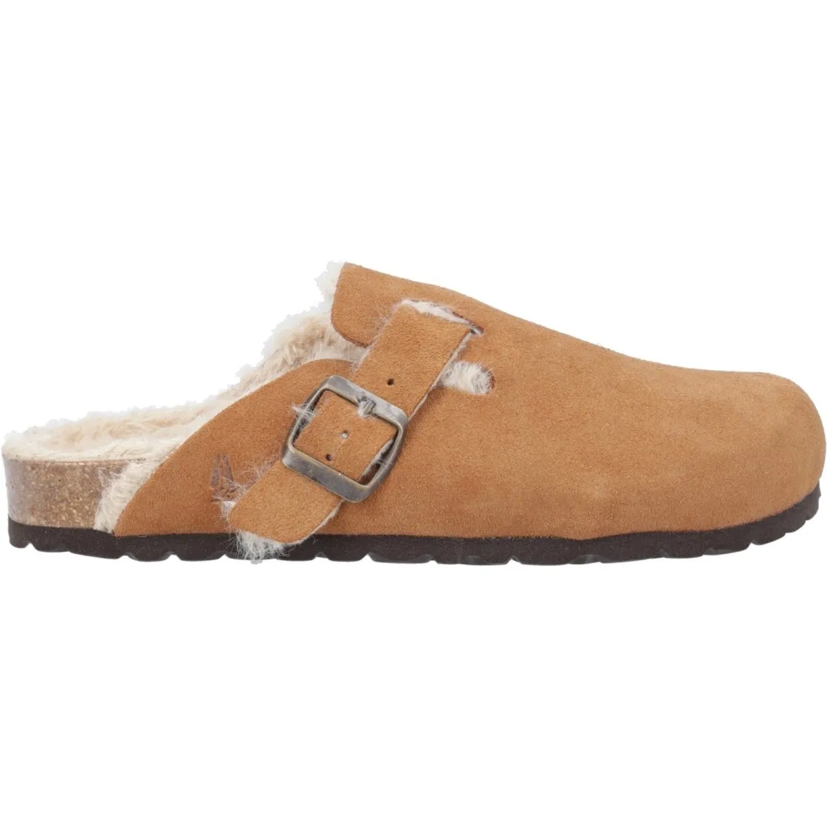 Hush Puppies JADE Womens Slippers Tan sold by Shuperb
