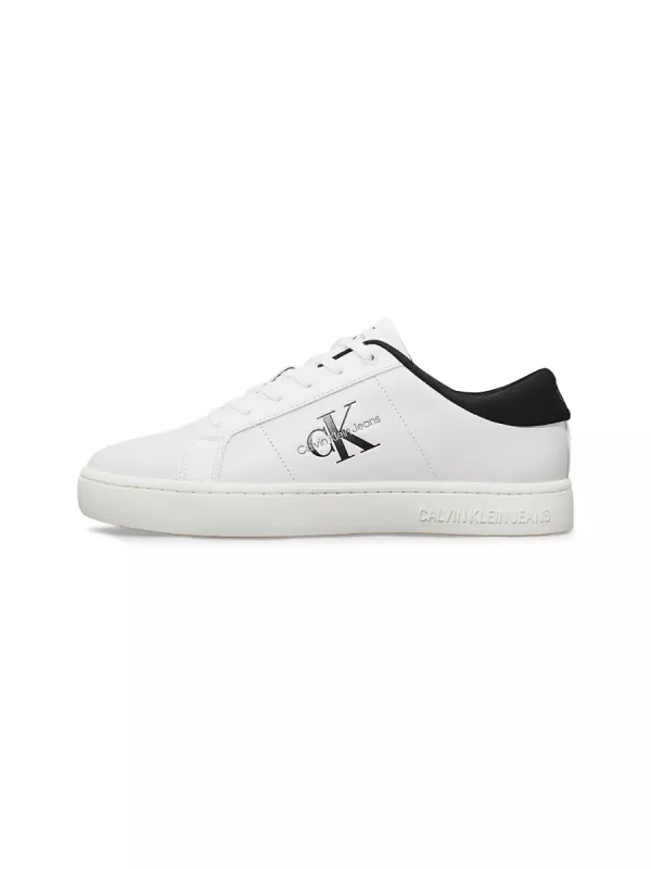Calvin Klein CLASSIC CUPSOLE Mens Trainers Bright White/Black sold by Shuperb