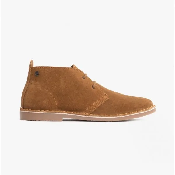Jack & Jones BRAVO Mens Desert Boots Cognac sold by Shuperb