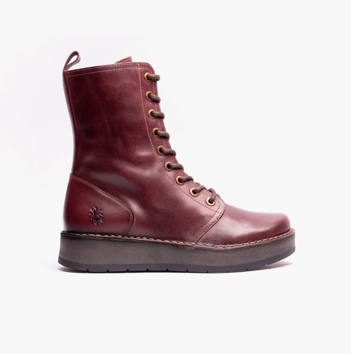 Fly London RAMI043FLY Womens Boots Wine sold by Shuperb