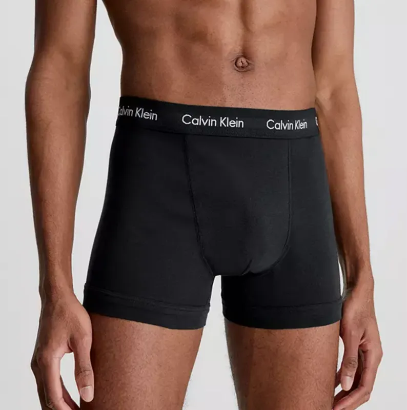 TRUNK 3 Pack Mens Cotton Stretch Underwear Black sold by Shuperb