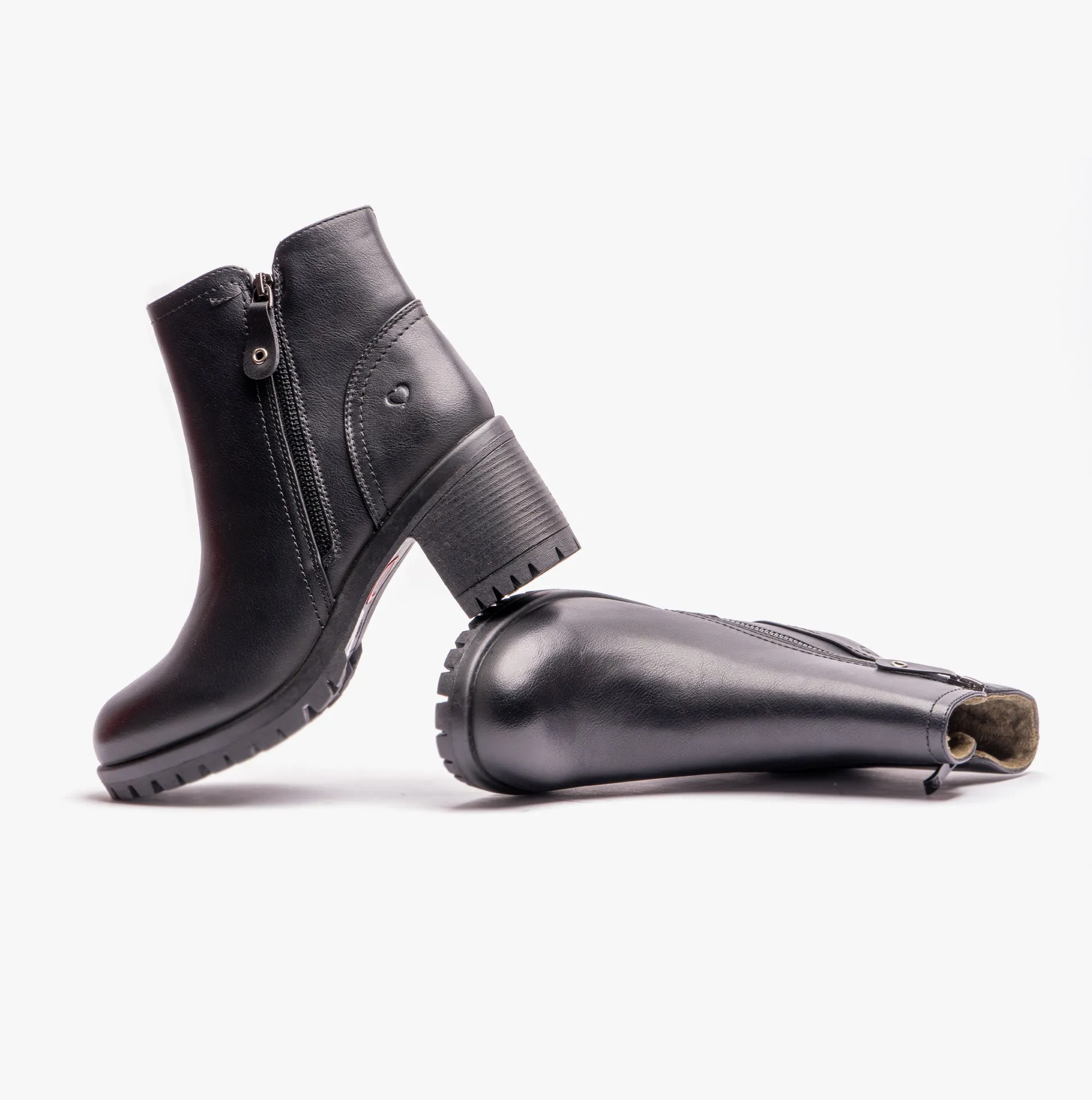Heavenly Feet LARKIN Womens Ankle Zip Boots Black sold by Shuperb product image thumbnail 4