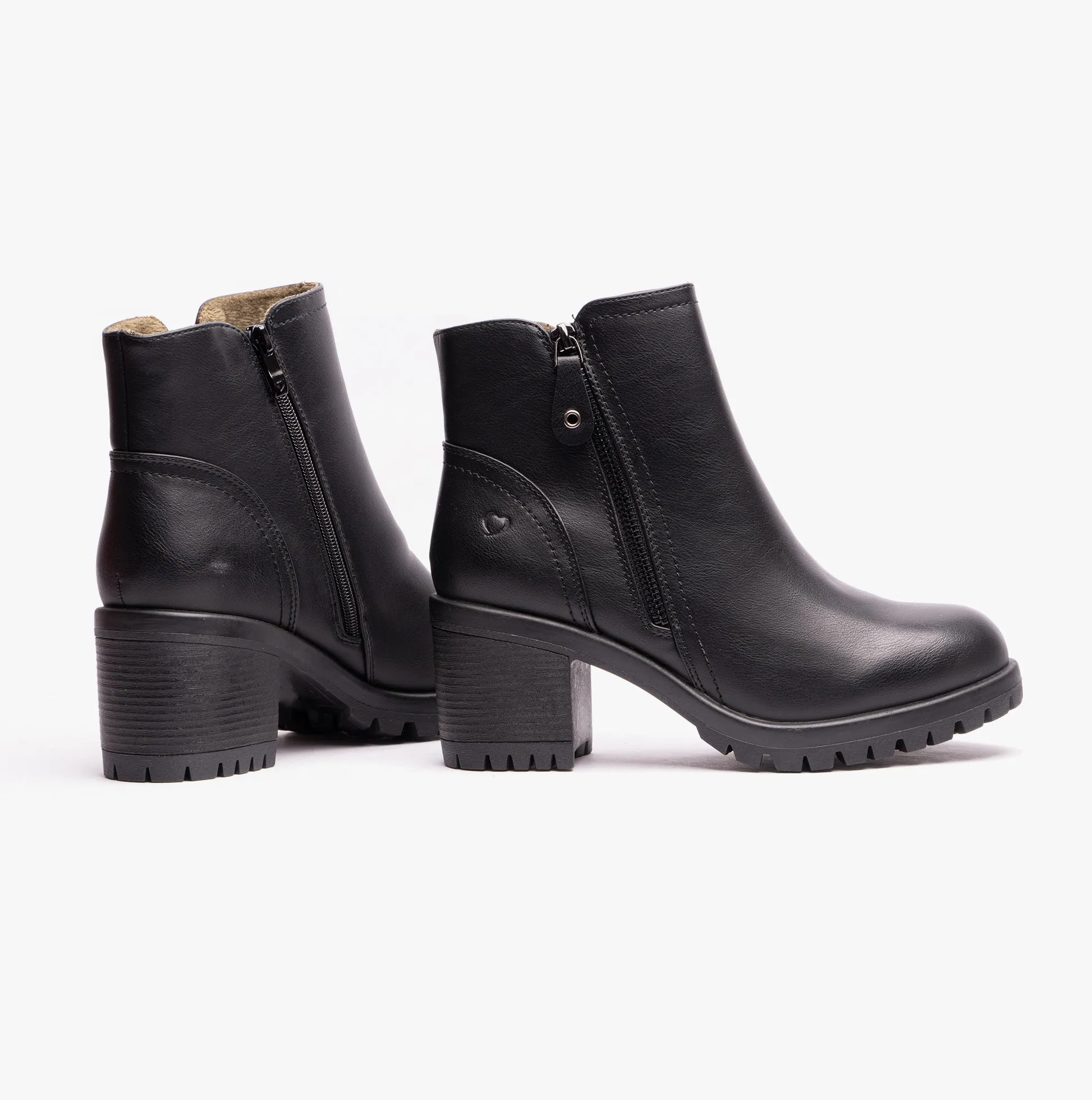 Heavenly Feet LARKIN Womens Ankle Zip Boots Black sold by Shuperb product image thumbnail 3