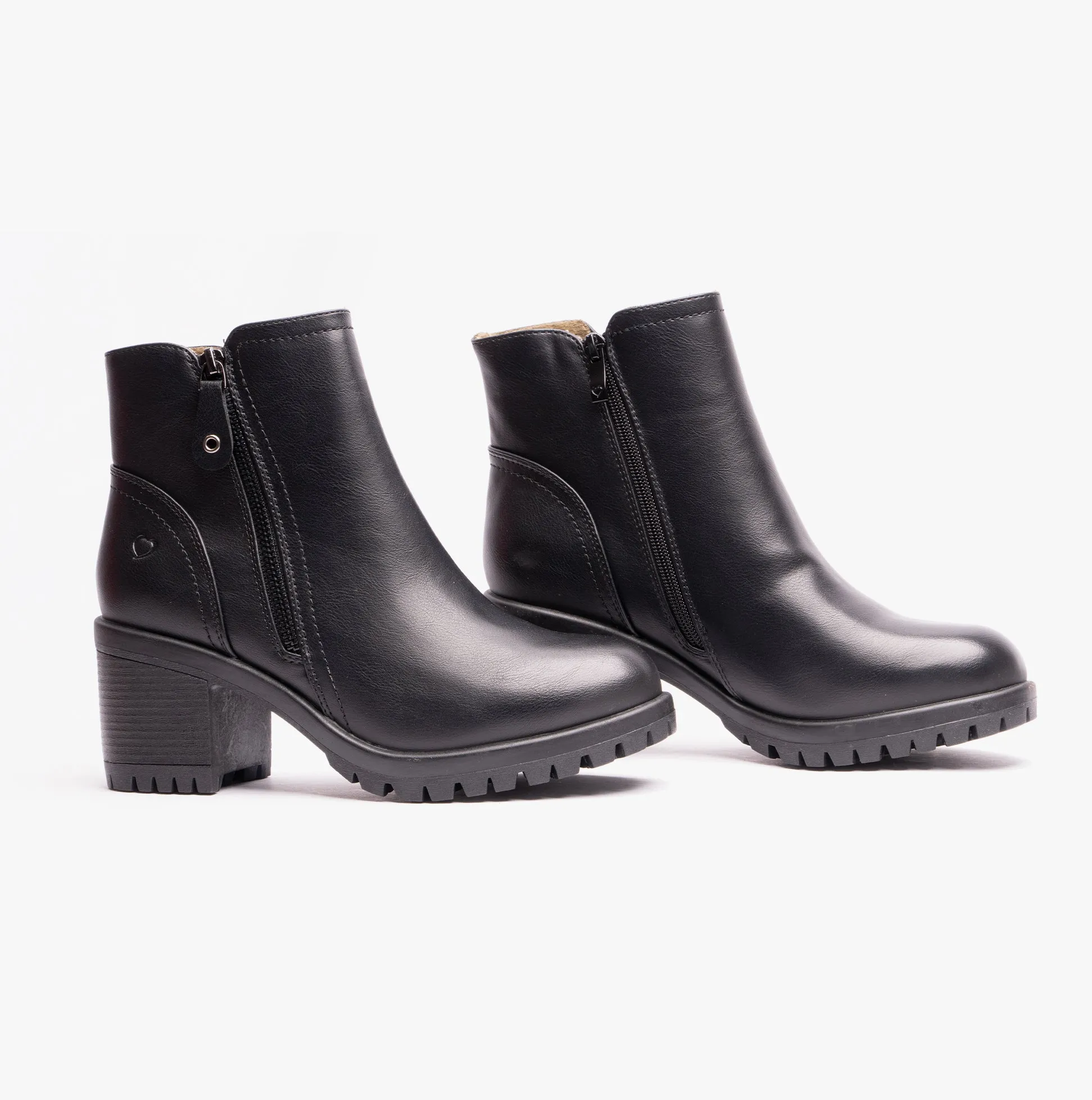 Heavenly Feet LARKIN Womens Ankle Zip Boots Black sold by Shuperb product image thumbnail 2