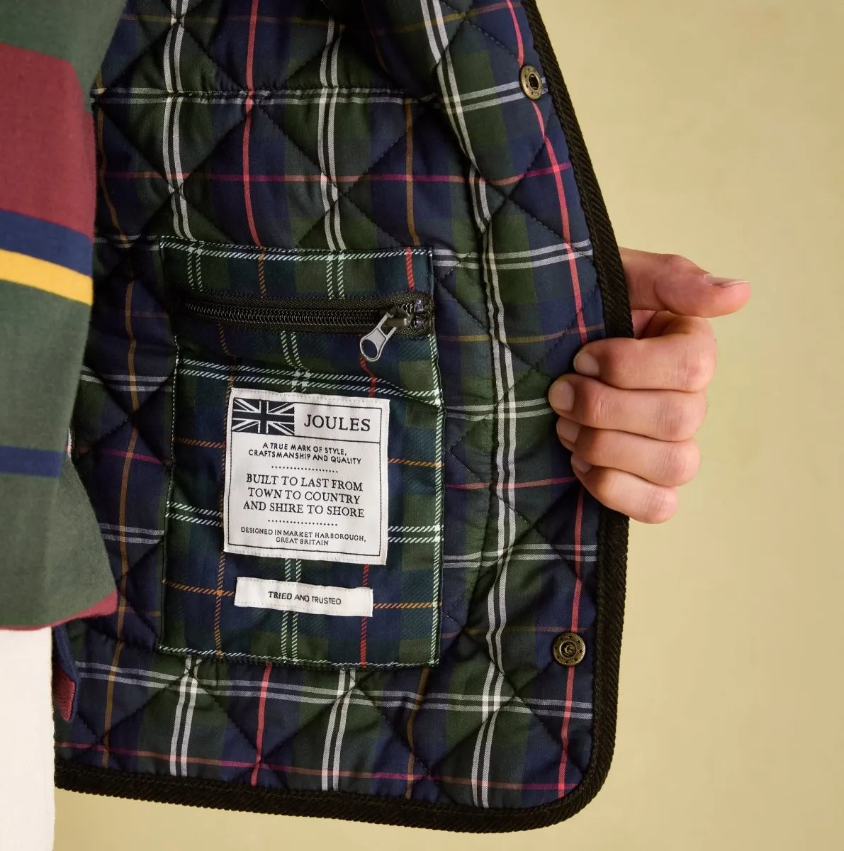 Joules GIBSON Mens Gilet Green sold by Shuperb product image thumbnail 5