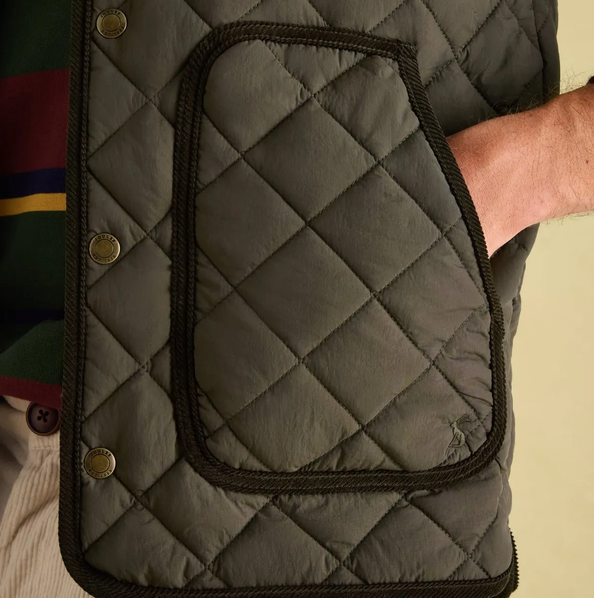 Joules GIBSON Mens Gilet Green sold by Shuperb product image thumbnail 4