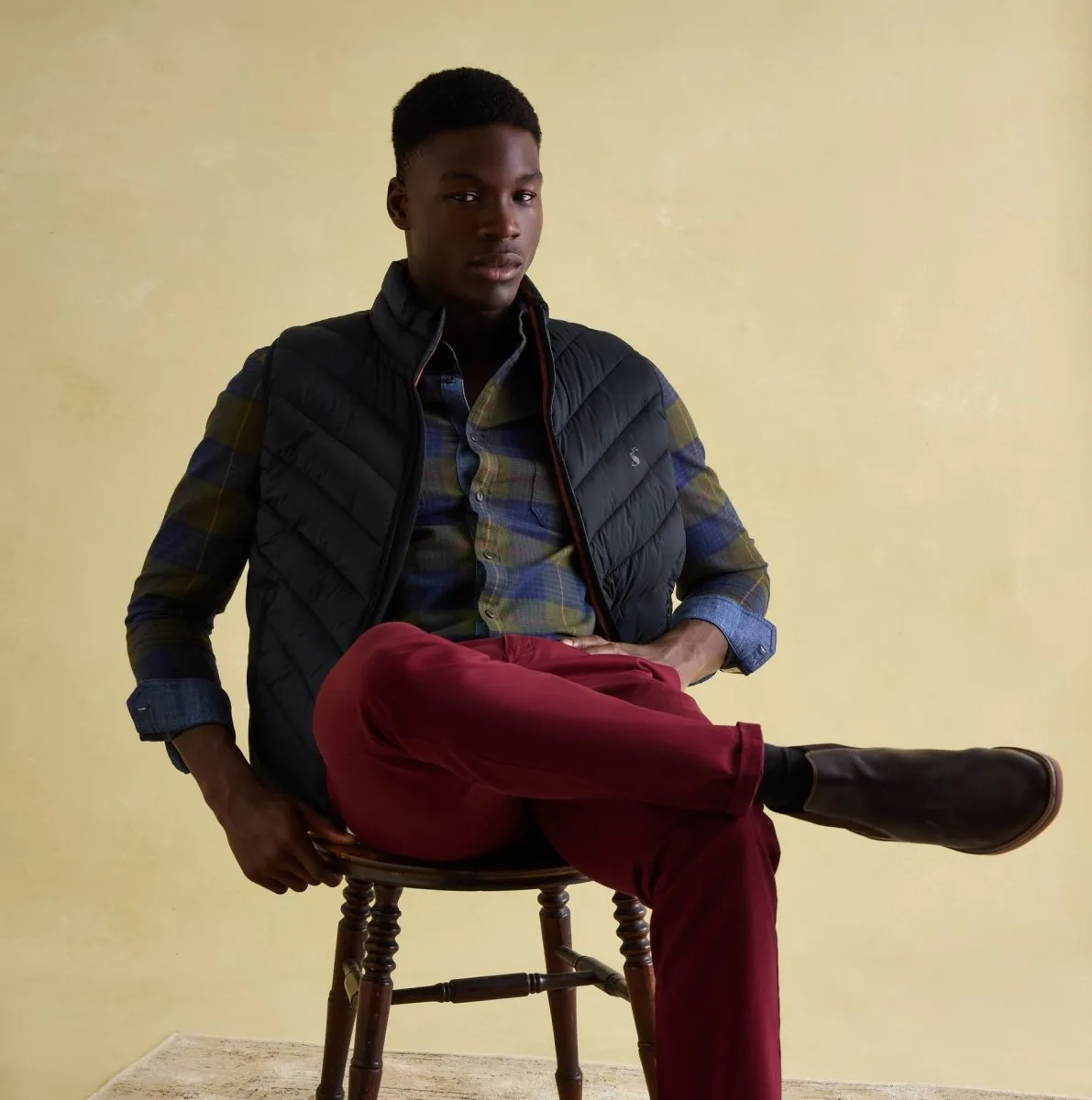 Joules GARRETT Mens Gilet Navy sold by Shuperb product image thumbnail 3